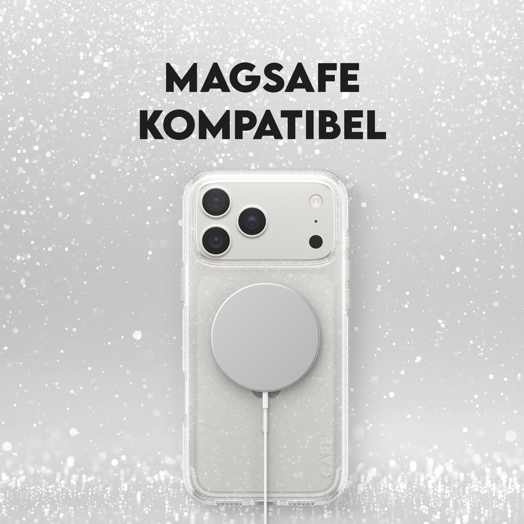 CARE™ by PanzerGlass® Star Lit Case m. Hvid MagSafe iPhone 17 Pro Max